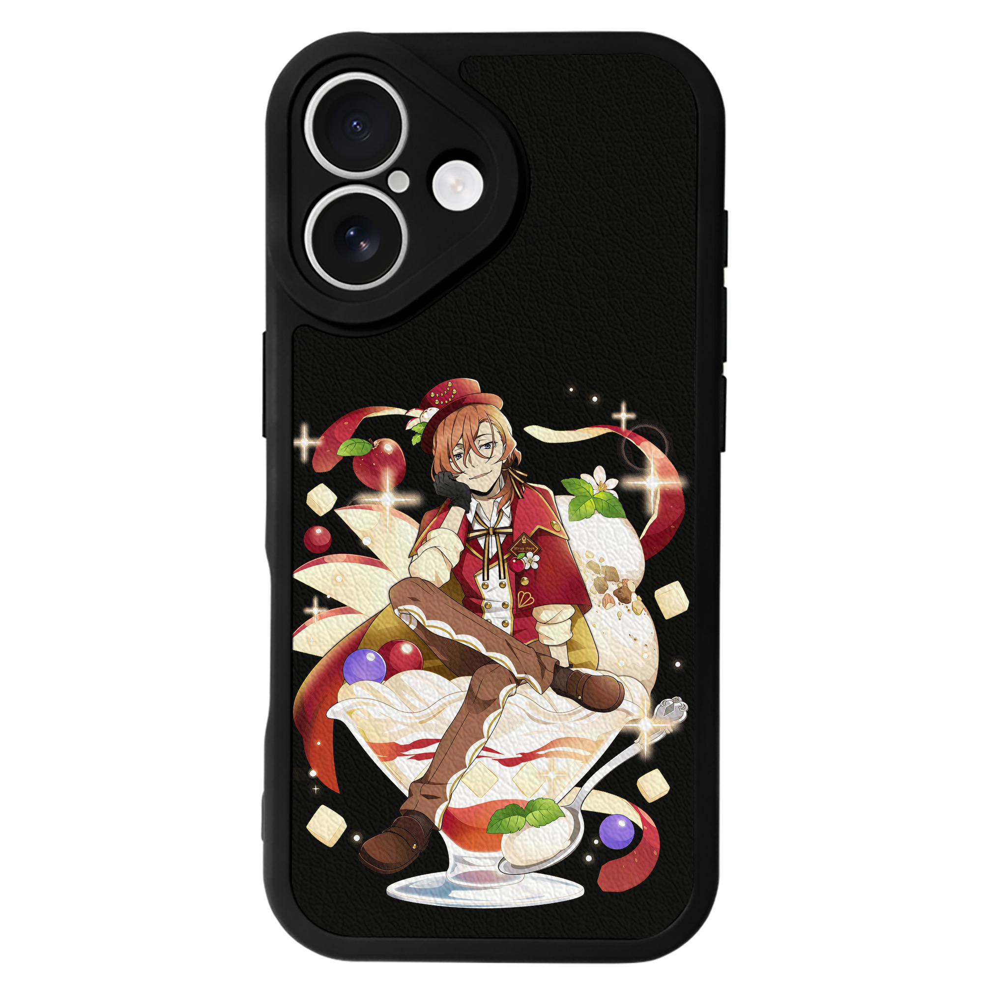（画像用） 文豪ストレイドッグス Bungo Stray Dogs 【iPhone 16シリーズ対応】シリコンスマホケース（レザー調） 材質：シリコン